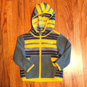 The North Face infant fleece zip up hoodie 6-12 mo